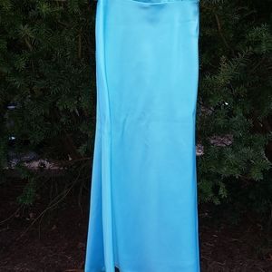 Cache Gown Blue Spaghetti Strap Style Gown SIZE 6